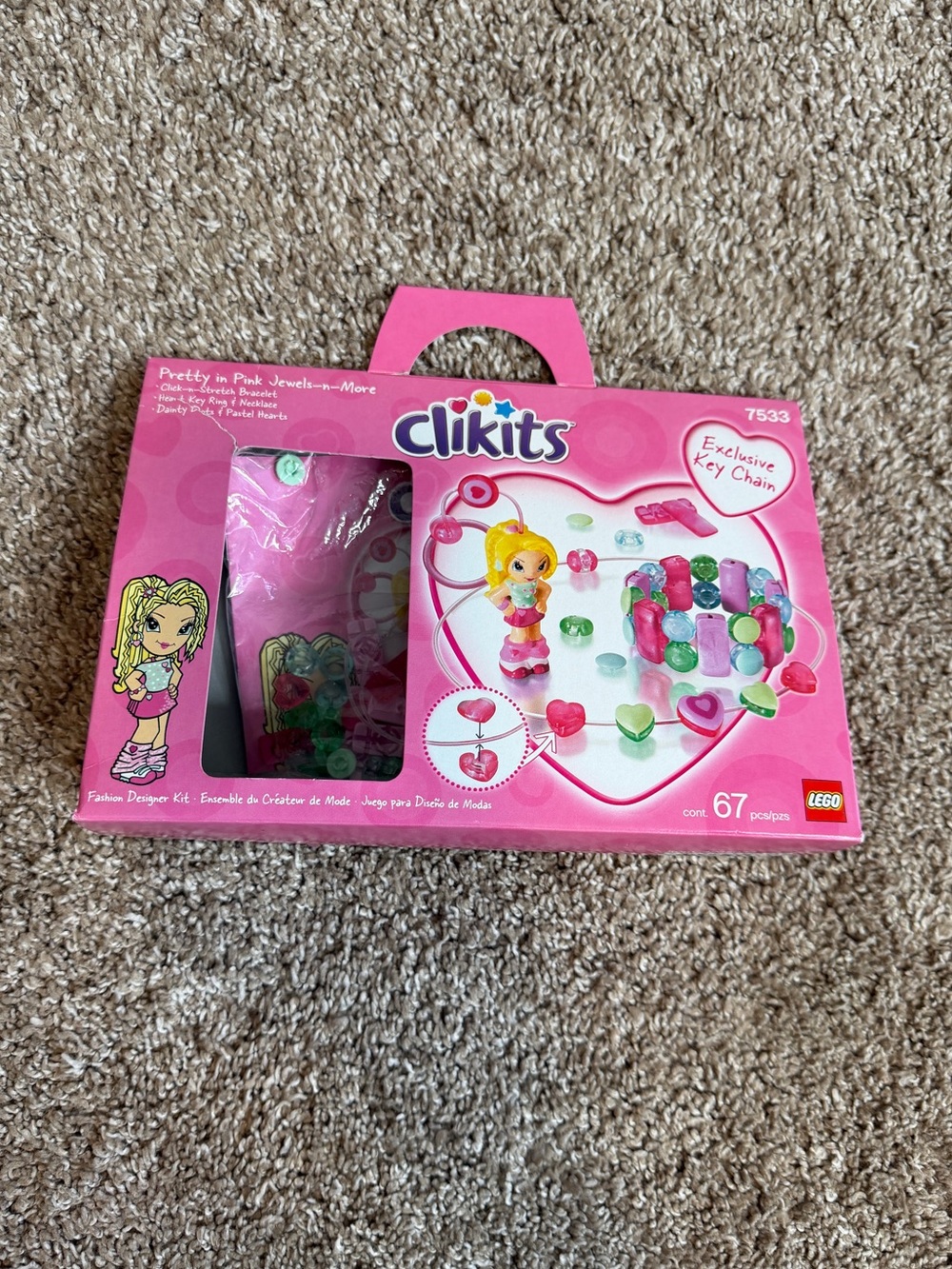 Lego Clikits 7533 Pretty in Pink Jewels-n-More Building Kit VTG 2005 COMPLETE